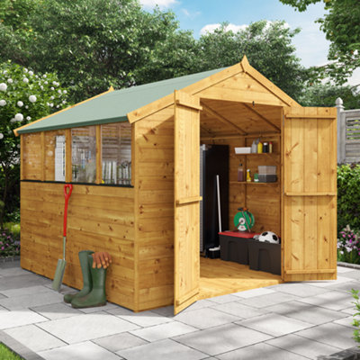 Billyoh Master Tongue And Groove Apex Wooden Shed - 8X8 - Windowed