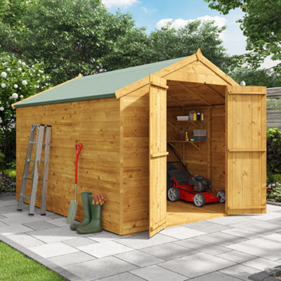 Billyoh Master Tongue And Groove Apex Wooden Shed - 10X8 - Windowless