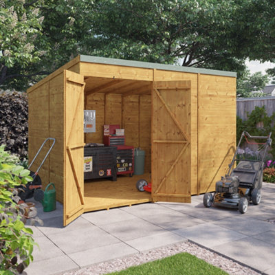 Billyoh Expert Tongue And Groove Pent Workshop - 10X8 - Windowless