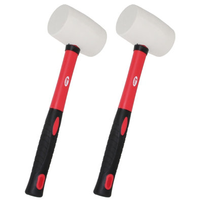 Window Ware Xpert 16Oz Rubber Headed Mallet (2 Pack) from B&Q