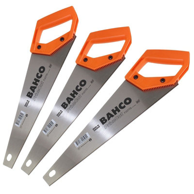 Bahco 14" Fine Tooth Toolbox Saw (3 Pack) from B&Q
