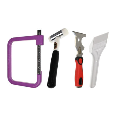 Window Ware Glass GaugeHammerShovel & Multi-Cutting ToolGlazing Tool Kit from B&Q