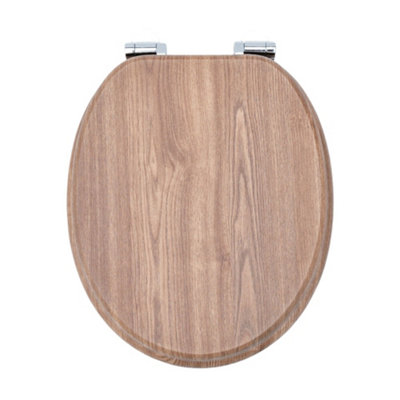 Rts Limed Oak Mdf Soft Close Toilet Seat from B&Q