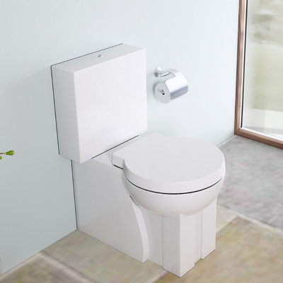 Rts Round 400 Duroplast Round Toilet Seat With Soft-Close Hinge from B&Q