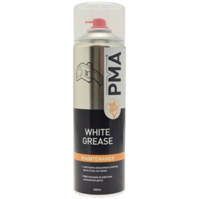 White Calcium Grease 500Ml Multi Purpose Ptfe Lubricant Spray from B&Q