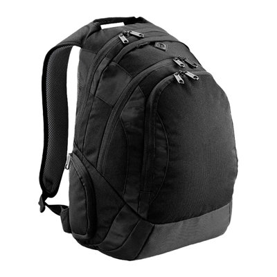 Quadra Vessel Laptop Backpack Bag26 Litres Black (One Size)