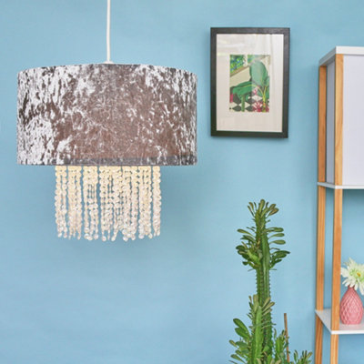Valuelights Boland Silver Ceiling Droplets Shade And Bulb (D)35Cm from B&Q