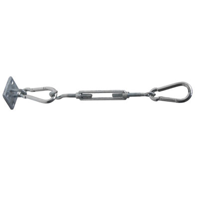 Primrose Triangle Shade Sail Fixing Kit Galvanised Steel3 Corners from B&Q
