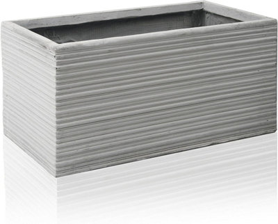 Primrose Terracotta Fibrecotta Berniss Trough Planter 80Cm from B&Q