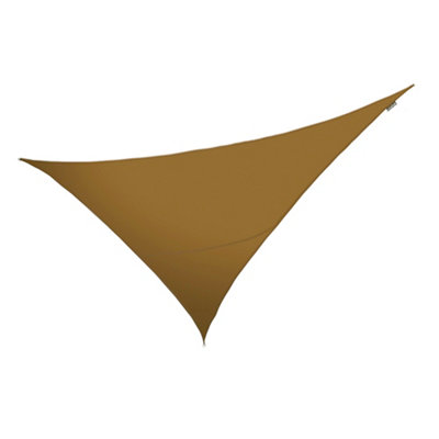 Kookaburra 6M X 4.2M Right Angle Triangle Waterproof Mocha Garden Patio Sun Shade Sail Canopy 98% Uv Block With Free Rope from B&Q