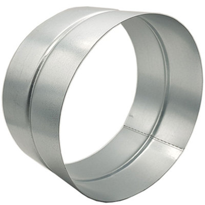 I-Sells Metal Ducting Connector 200mm / 8 Inch Female Coupling from B&Q