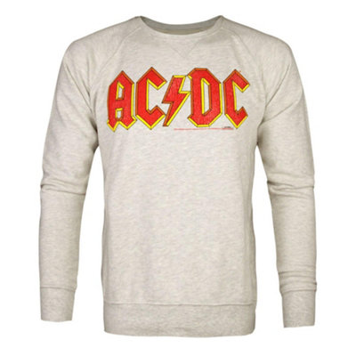 Vanilla Underground Amplified Clothing Mens Grey Ac/dc Sweatshirt (Small) from B&Q
