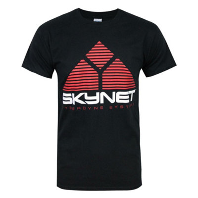 Vanilla Underground Terminator Mens Black Logo Short Sleeved T-Shirt (Small) from B&Q