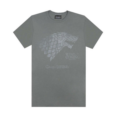 Vanilla Underground Game Of Thrones Mens Grey Short Sleeved T-Shirt (Large) from B&Q