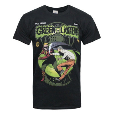 Vanilla Underground Dc Comics Mens Grey Green Lantern Short Sleeved T-Shirt (Large) from B&Q
