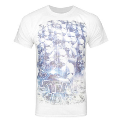 Vanilla Underground Star Wars Mens White Stormtroopers Short Sleeved T-Shirt (Small) from B&Q