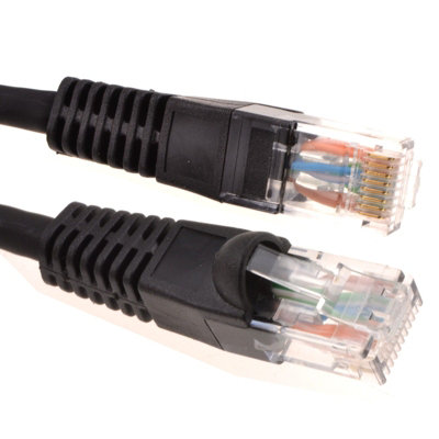 B&Q -  Lszh Cat6 Utp Network Ethernet Rj45 Networking Cable 1M Black