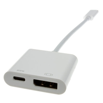 Kenable Usb 3.1 Type C Plug To Displayport Alt-Mode + Pd Type C Socket Adapter from B&Q