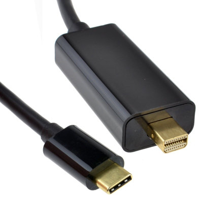 Kenable Usb 3.1 Type C To Mini Displayport 4K 60Hz Adapter Cable Black 5M from B&Q