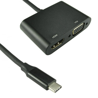 Kenable Usb 3.1 Type C Plug To 4K Hdmi And Vga Socket Adapter Converter Cable from B&Q