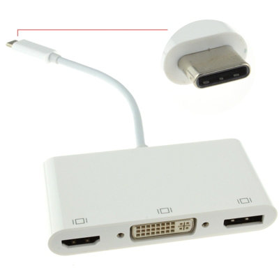 Kenable Usb 3.1 Type C To Hdmi 4K Displayport & Dvi 24+5 Adapter 15Cm from B&Q