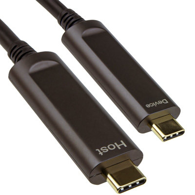 Kenable Long Usb 3.1 Type C Active Optical Cable Aoc 5V 900Ma 10Gbps Data Transfer 10M from B&Q