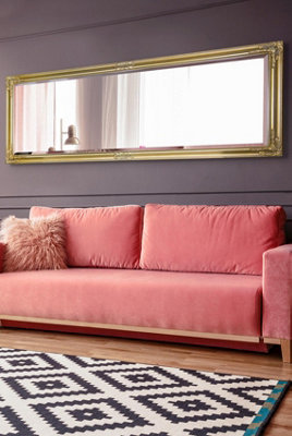 Mirroroutlet Caspian Gold Full Length Mirror 180 X 70 Cm from B&Q