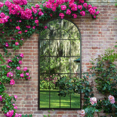 Mirroroutlet Somerley Country Arch Large Garden Mirror 160 X 75Cm from B&Q