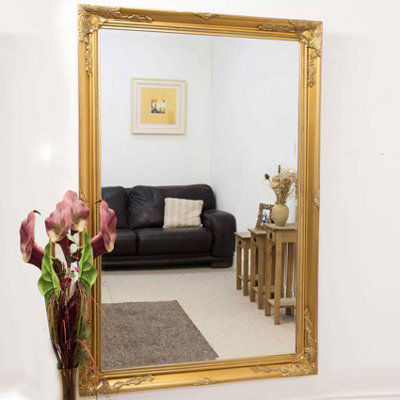 Mirroroutlet Buxton Gold Leaner Mirror 170 X 109Cm from B&Q