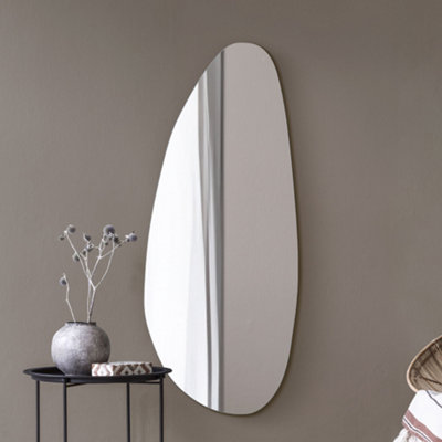 Mirroroutlet The Lacuna Frameless Pond Mirror 120Cm X 50Cm from B&Q