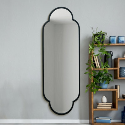 Mirroroutlet The Duplici Black Metal Framed Double Arched Oval Wall Mirror 170Cm X 59M from B&Q