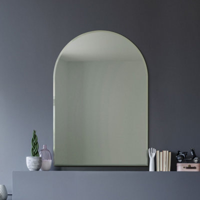 Mirroroutlet Arched Modern Venetian Glass Frame Wall Mirror 100Cm X 70Cm from B&Q