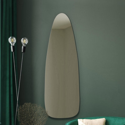 Mirroroutlet The Lacuna Frameless Pond Wall Mirror 120Cm X 40Cm from B&Q