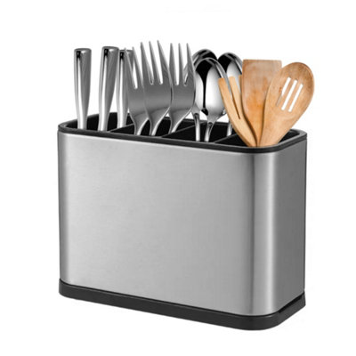 B&Q -  Kitchen Cutlery Holder Spoon Fork Storage Rack Organizer Utensils Chopstick Box