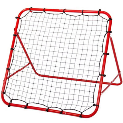 Finetree Football Training Net Soccer Kickback Target Goal Rebounder Net Foldable from B&Q