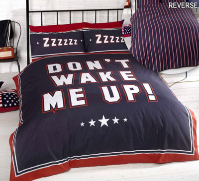 Rapport Don't Wake Me Up Duvet Cover Set from B&Q