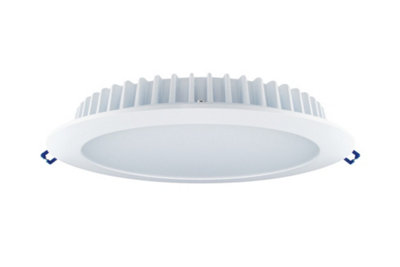 Luminosa Lighting Luminosa Performance + Downlight 95mm Cutout 540Lm 6W 4000K Triac Dimmable 90Lm/w Ip54 White from B&Q