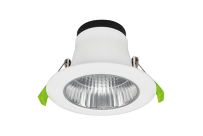 Luminosa Lighting Luminosa Recess Plus 95mm Cutout 12W 1440Lm 120Lm/w Cct Adjustable 3000/4000K 55 Beam Ip54 Without Driver from B&Q