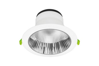 Luminosa Lighting Luminosa Recess Plus 150mm Cutout 23W 2760Lm 120Lm/w Cct Adjustable 3000/4000K 55 Beam Ip54 Without Driver from B&Q