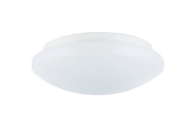 B&Q -  Luminosa Value + Ceiling/wall Light 238mm Dia. Ip44 800Lm 8W 4000K 120 Beam Non Dimmable
