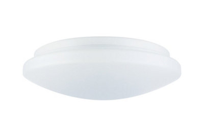 Luminosa Lighting Luminosa Value + Ceiling/wall Light 288mm Dia. Ip44 1200Lm 12W 3000K 120 Beam Non Dimmable from B&Q