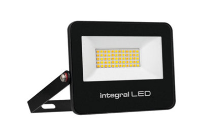 Luminosa Lighting Luminosa Super Slim 2 Floodlight Ip67 2000Lm 20W Tuya 3000/4000/6500K 120Deg. Non Dimmable 100Lm/w Black from B&Q