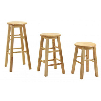 Bar Stool 29 Natural (Sold In Pairs) from B&Q