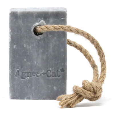 Serenityy Agnes + Cat Windermere Soap On A Rope 150GFresh Lemon Jasmine Vanilla Scent from B&Q