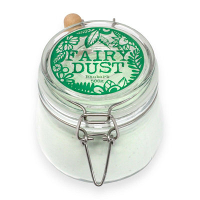 Serenityy Agnes + Cat Fairy Dust 500G RhubarbKilner Jar With Wooden Scoop from B&Q