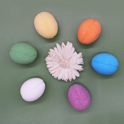 Serenityy 6 Coconut-Scented Egg Bath Set In Tray60G Each from B&Q