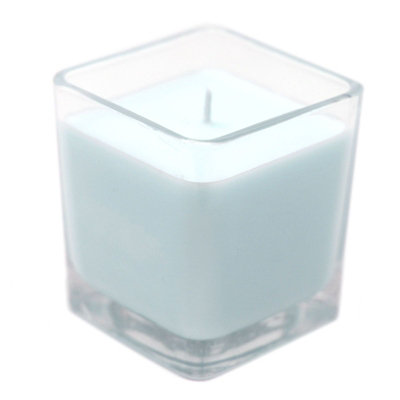 Serenityy Baby Powder Soy Wax CandleChunky Recycled Glass JarLong Lasting 30Hr Burn from B&Q