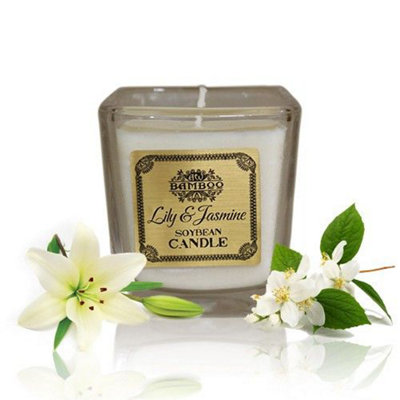 Serenityy Soybean Wax Jar Candle Lily And Jasmine from B&Q