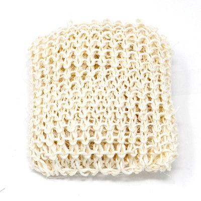 Serenityy Sisal Sponge And ScrubExtra Exfoliating CushionNatural Beige1 Pack from B&Q