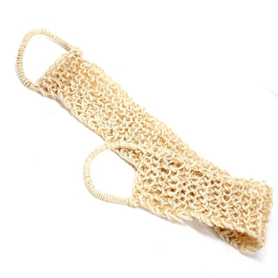 Serenityy Sisal Sponge And ScrubExfoliating Back ScrubLightweight 83GNatural Sisal Material from B&Q
